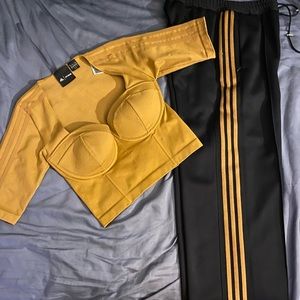 Ivy Park crop top and Trousers
